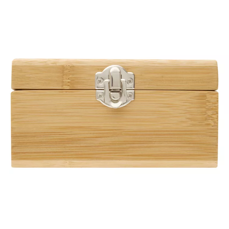 Pojemnik na herbatę z 4 oddzielnymi przegródkami - brązowy (56-0304479)