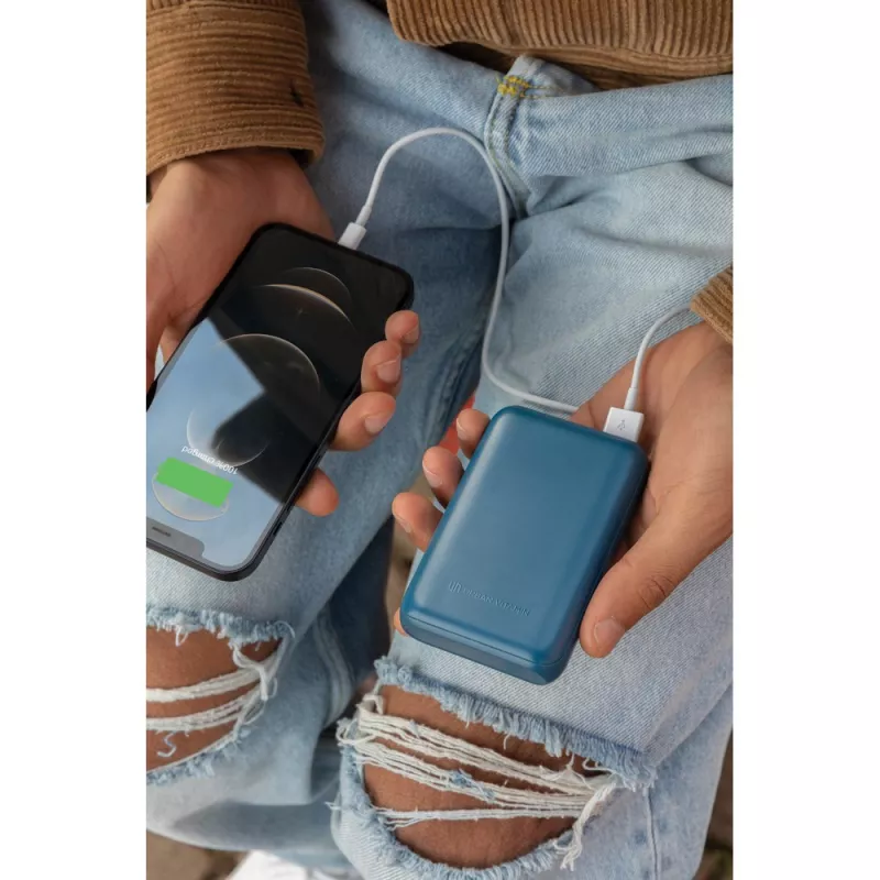 Szybki power bank 10000 mAh Urban Vitamin - niebieski (P322.705)