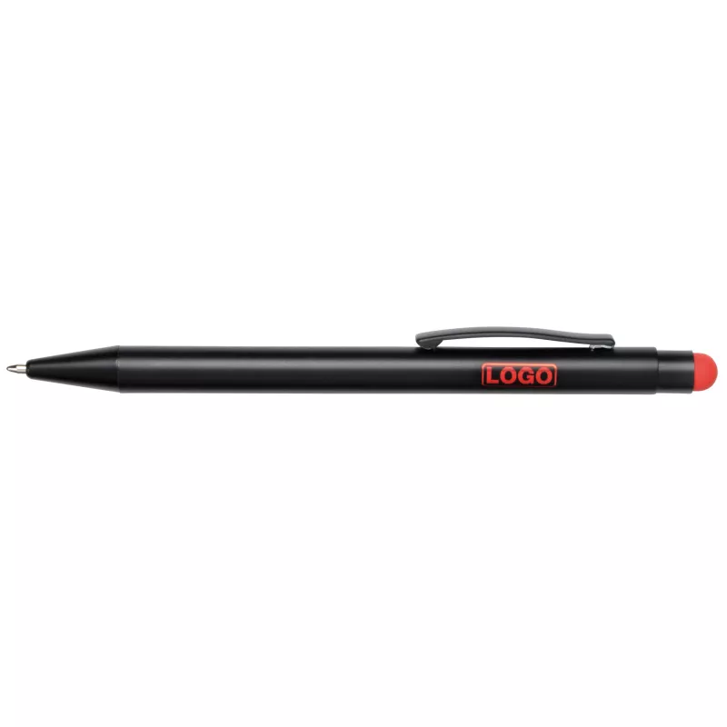 Długopis aluminiowy BLACK BEAUTY - czerwony (56-1101760)