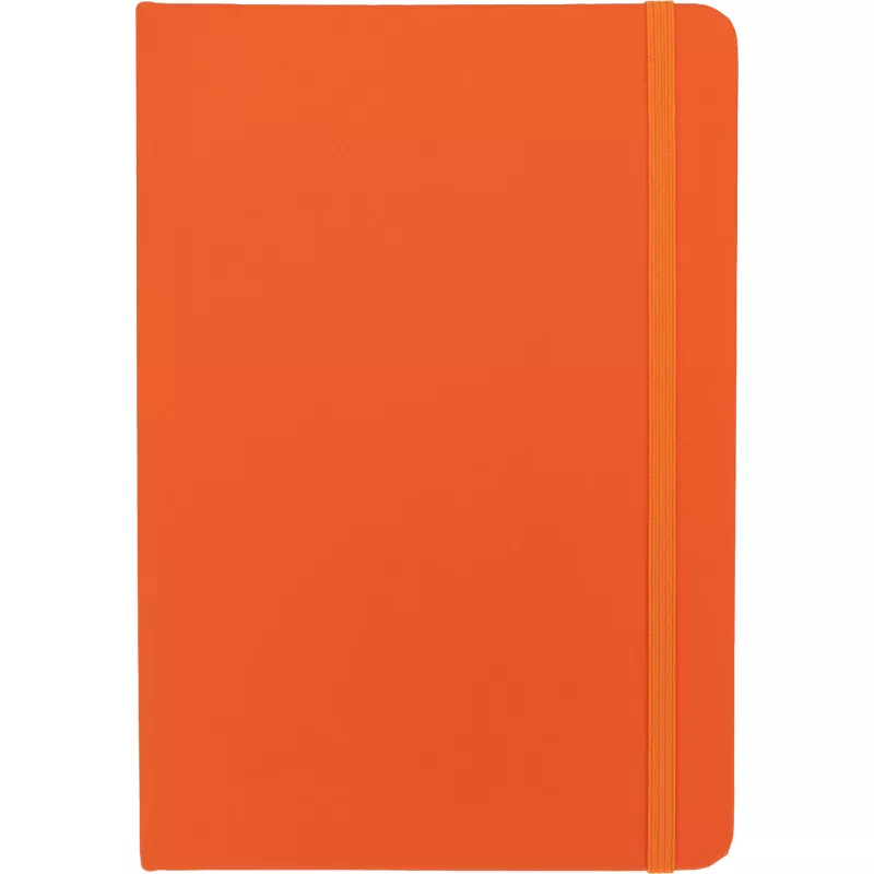 Notatnik A5 w linie z materiałów z recyklingu DOMINIK - pomarańczowy (2526110)