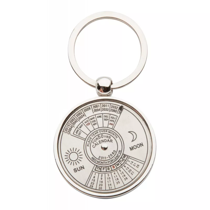 Eternity brelok do kluczy z kalendarzem - srebrny (AP809516)