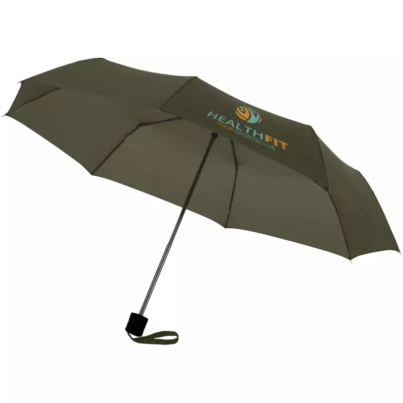Parasol składany ręcznie Ø97 cm Ida - Leśny zielony (10905264)