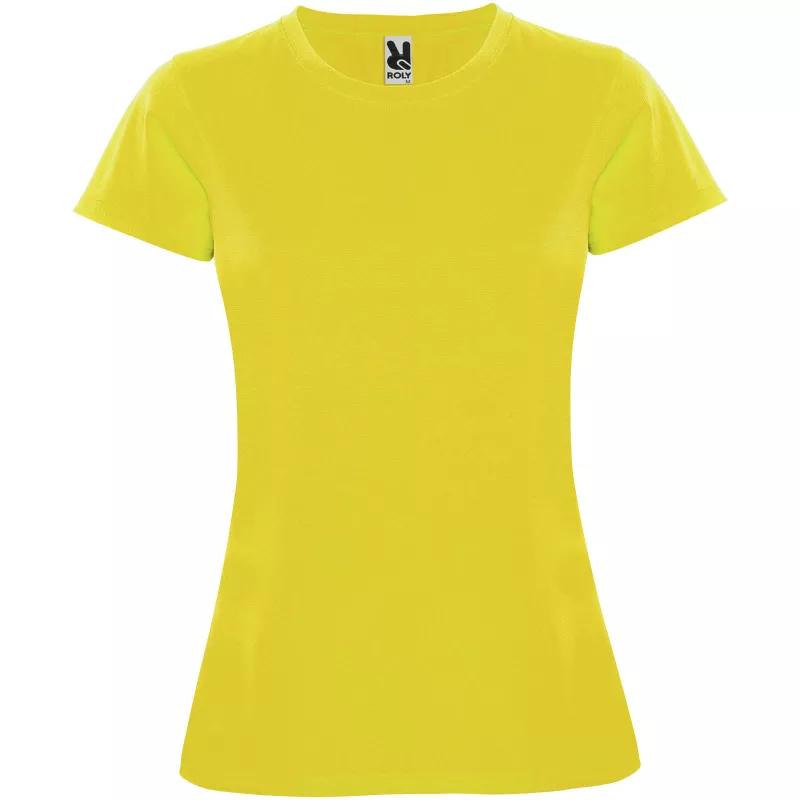 Damska koszulka poliestrowa 150 g/m² ROLY MONTECARLO WOMAN 0423 - Żółty (R0423-YELLOW)