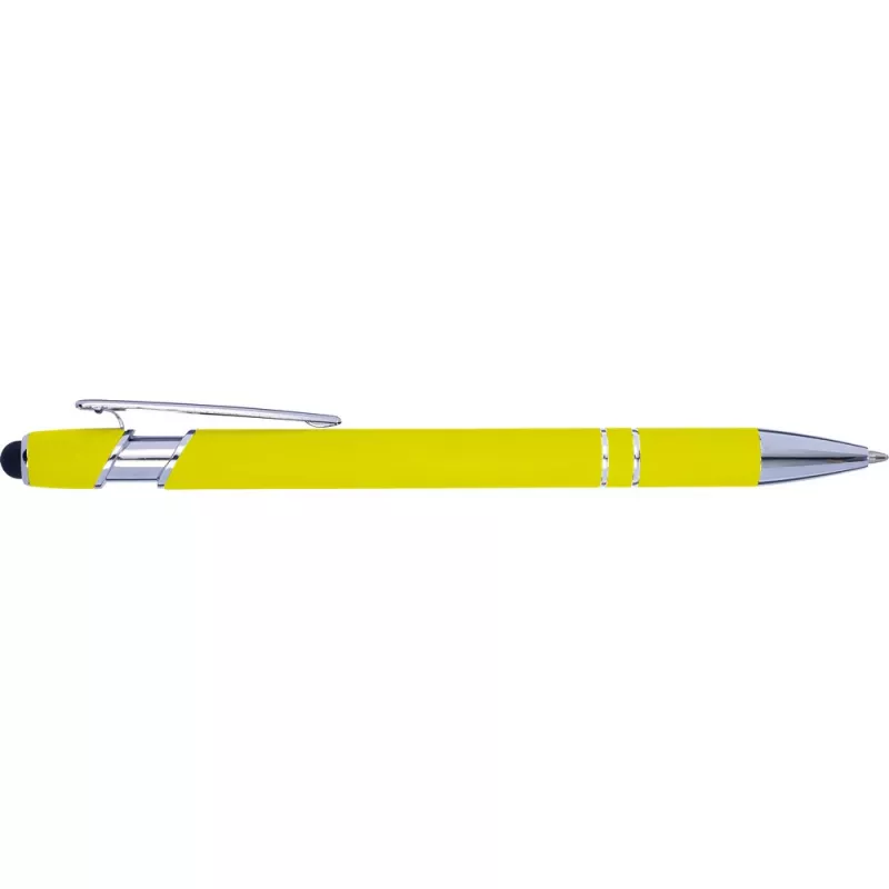 Długopis z touch pen-em - żółty (V1917-08)