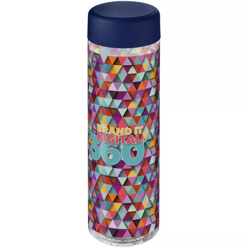 H2O Vibe 850 ml screw cap water bottle - Niebieski-Przezroczysty (21043001)