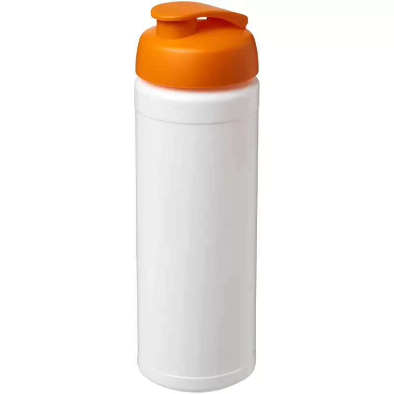 Bidon Baseline® Plus o pojemności 750 ml z wieczkiem zaciskowym - Biały-Pomarańczowy (21007007)