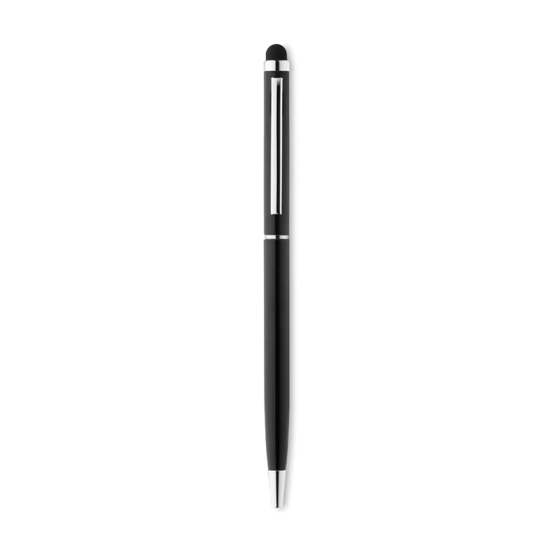Długopis aluminiowy z rysikiem NEILO TOUCH - Czarny (MO8209-03)
