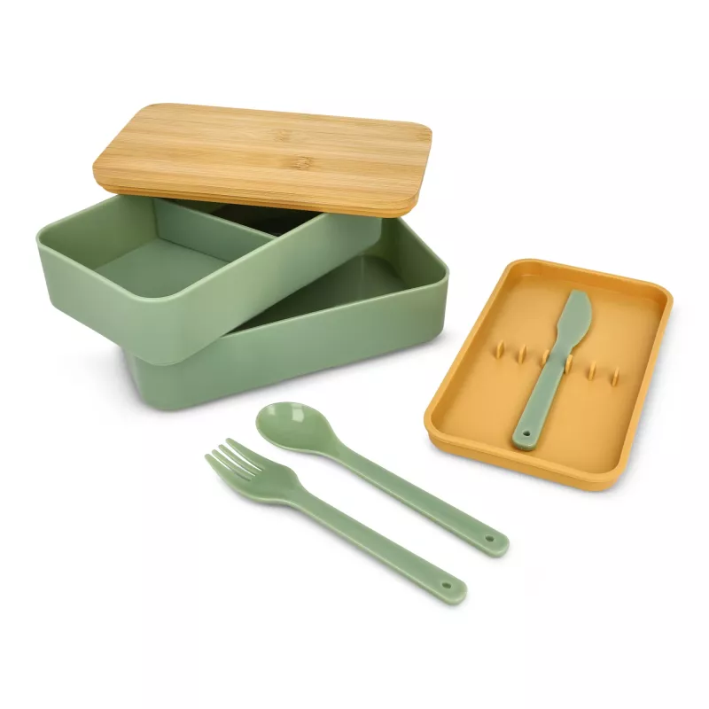 Lunchbox Bento R-PP &amp; Bamboo - miętowy (LT90455-N0036)