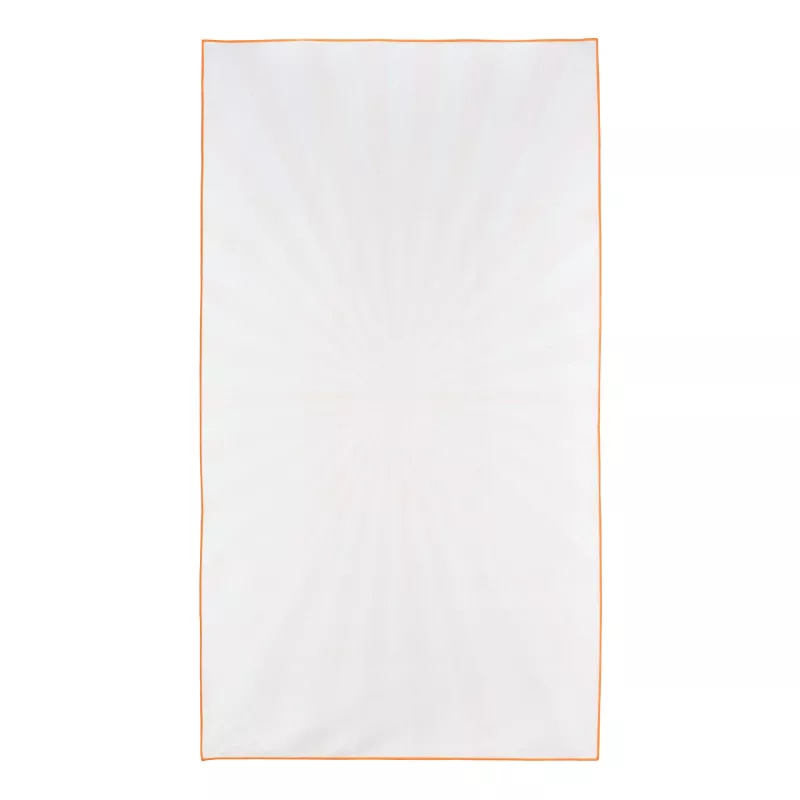 Szybkoschnący ręcznik plażowy R-PET 100×180 cm, sublimacja - pomarańczowy (LT97215-N0026)