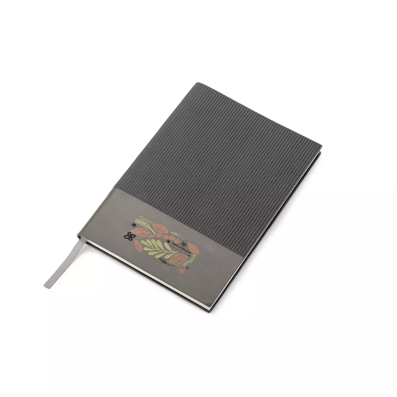 Notes reklamowy A5 FLAF, kartki w kropki - szary (17895-14)