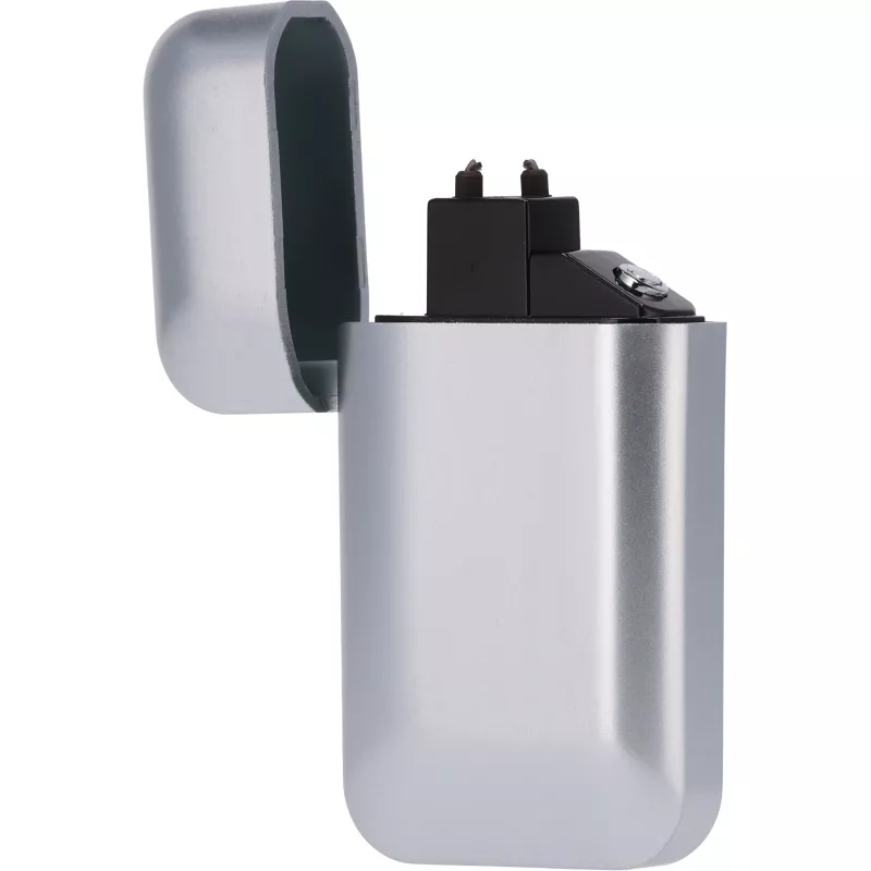 Zapalniczka z ładowaniem USB SIMONA - srebrny (9097697)