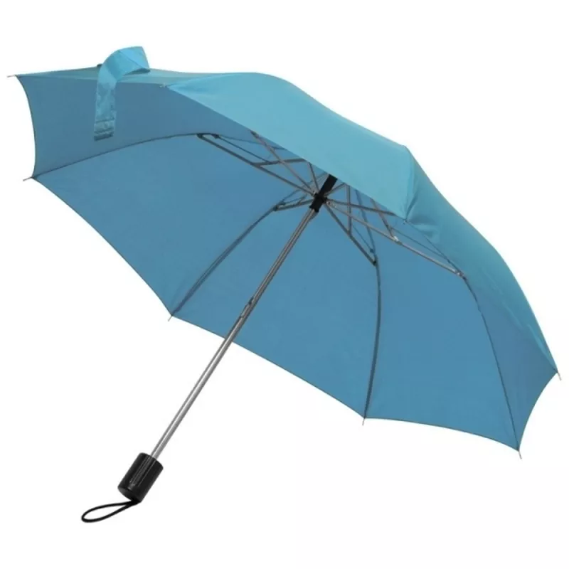 Parasol manualny Ø81 cm LILLE - jasnoniebieski (518824)