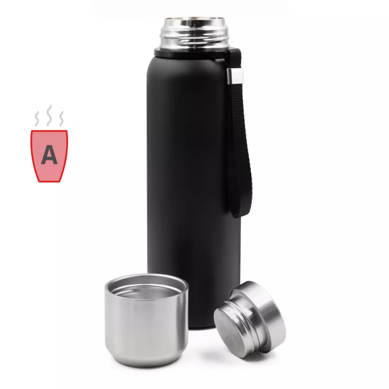 Termos 750 ml Air Gifts | Charlie - czarny (V7234-03)