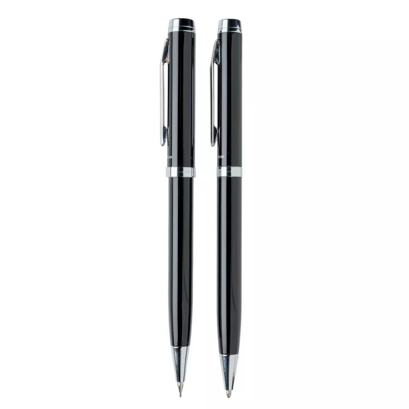 Zestaw piśmienny Swiss Peak Luzern, długopis i ołówek - czarny (P610.490)