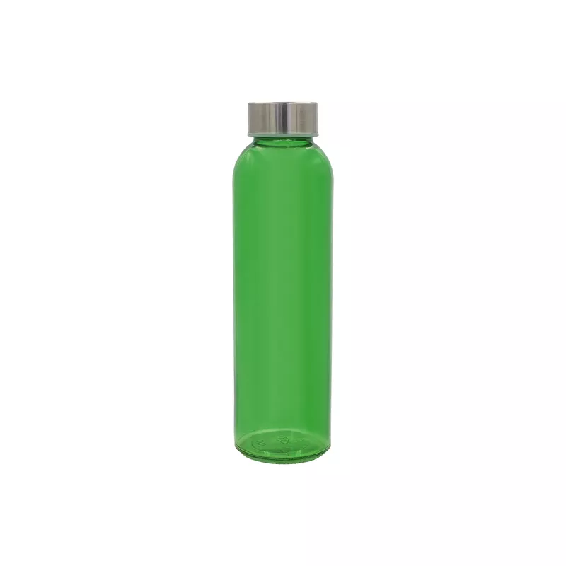 Kolorowa, szklana butelka Aqua Kuba 500 ml - zielony (R08176.05)