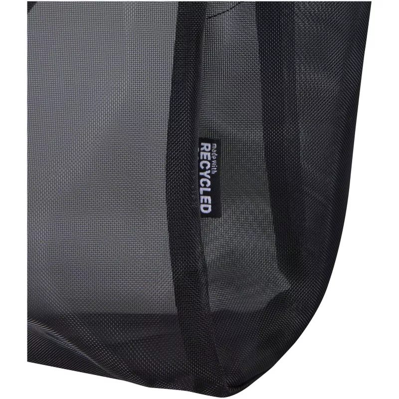 Mesh torba na zakupy 23 l z recyklingu z certyfikatem GRS - Czarny (13013890)