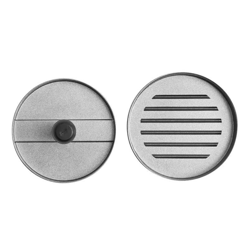 Aluminiowa prasa do burgerów - czarny, srebrny (56-0604048)