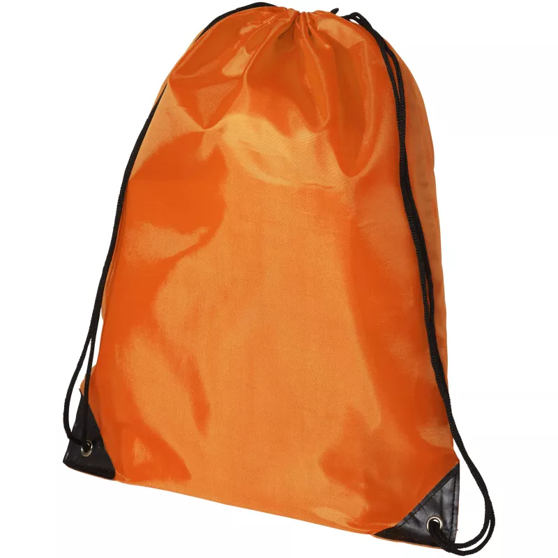 Plecak na sznurkach poliestrowy Oriole Premium, 33 x 44 cm - Pomarańczowy (19549062)