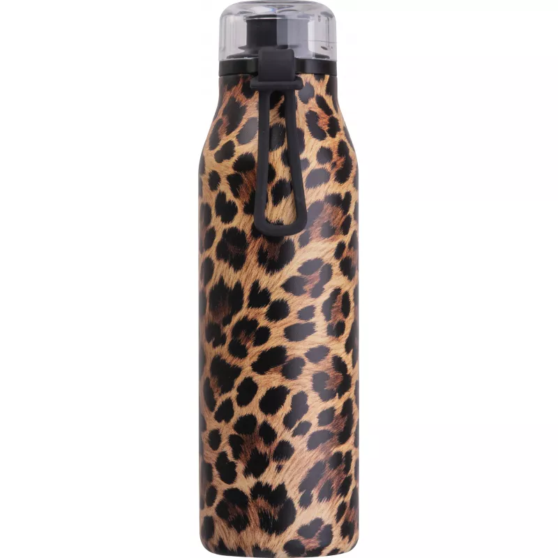 Butelka termiczna stalowa z recyklingu GRAND HAVEN MoLu 640 ml - beżowy (534913)