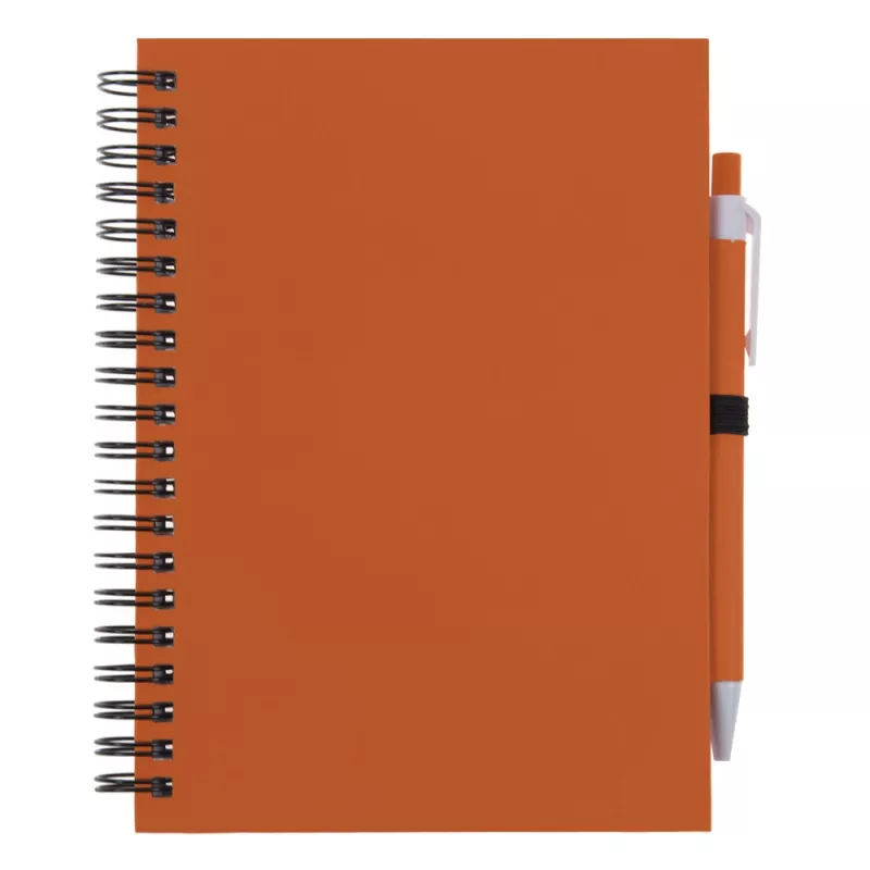 Notatnik ok. A5 z długopisem - pomarańczowy (V2795-07)