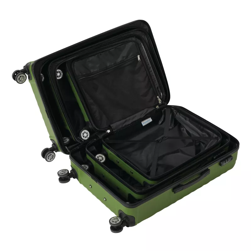 Zestaw walizek - zielony (56-2220006)