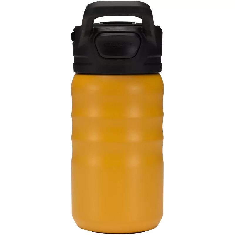 Bidon sportowy Knox o pojemności 350 ml, wykonana ze stali nierdzewnej z podwójnymi ściankami i materiału pochodzącego z recy - Żółty (10095211)
