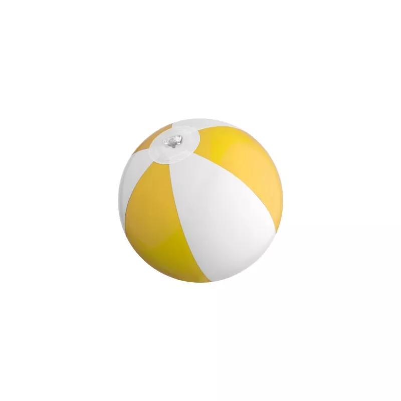 Dmuchana piłka plażowa, mała średnica ~14 cm - żółty (5826108)