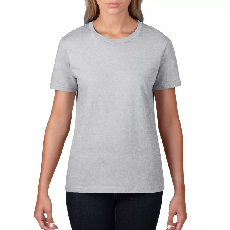 Koszulka bawełniana 185g/m² Gildan Premium Cotton® - DAMSKA - Sport Grey (4100L-SPORT GREY)