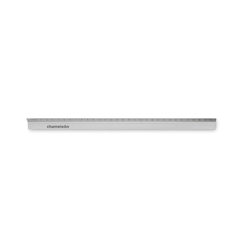 Linijka trójkątna aluminiowa 30 cm TRIA - Srebrny Mat (MO6698-16)