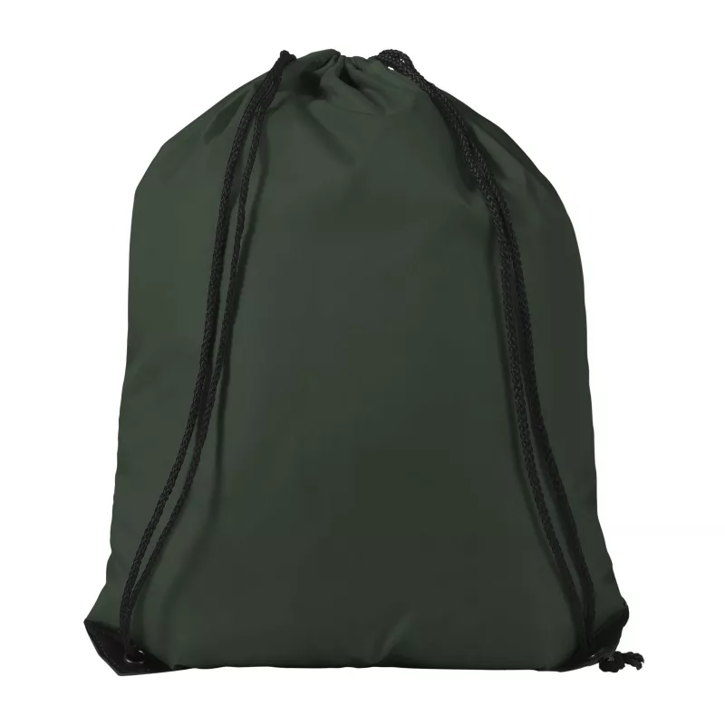 Plecak na sznurkach poliestrowy Oriole Premium, 33 x 44 cm - Leśny zielony (19549064)