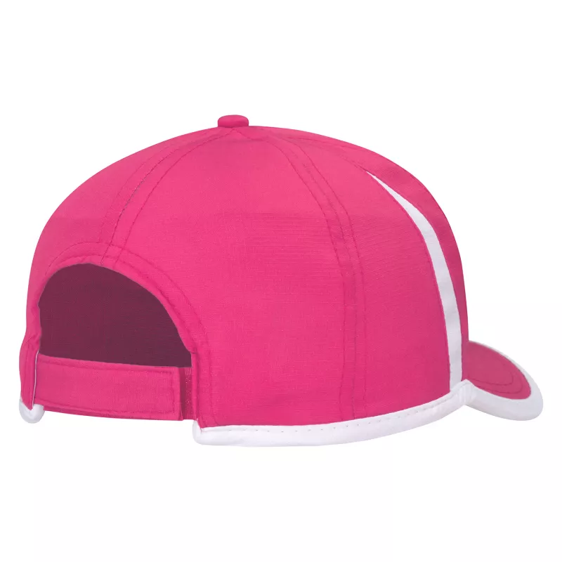 Czapka z daszkiem z poliestru RipStop 150g/m² #4004 - różowo-biała (HW-4004-PINK / WHITE)