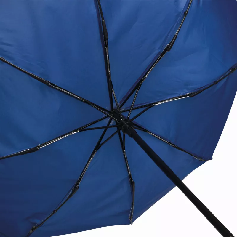 Automatyczny, wiatroodporny parasol kieszonkowy - niebieski (56-0101264)