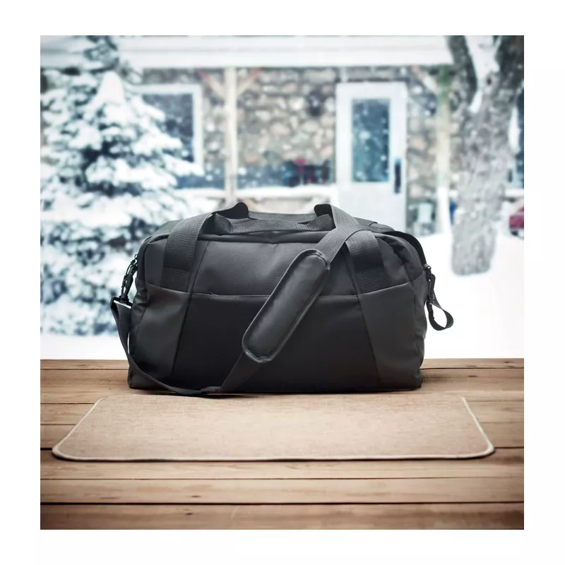 Torba sportowa ripstop 300D GRENOBLE - Czarny (MO6999-03)