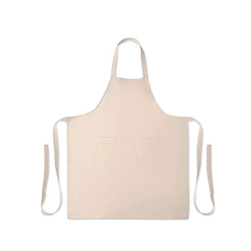 Fartuch z bawełny organicznej 240 g/m² GAMMA - Bezowy (MO2649-13)