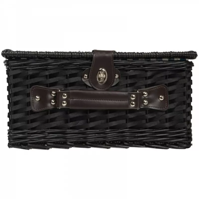 Kosz piknikowy dla 2 osób RIVA DEL GARDA - czarny (085803)