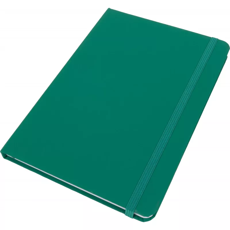 Notatnik A5 w linie z materiałów z recyklingu DOMINIK - zielony (2526109)