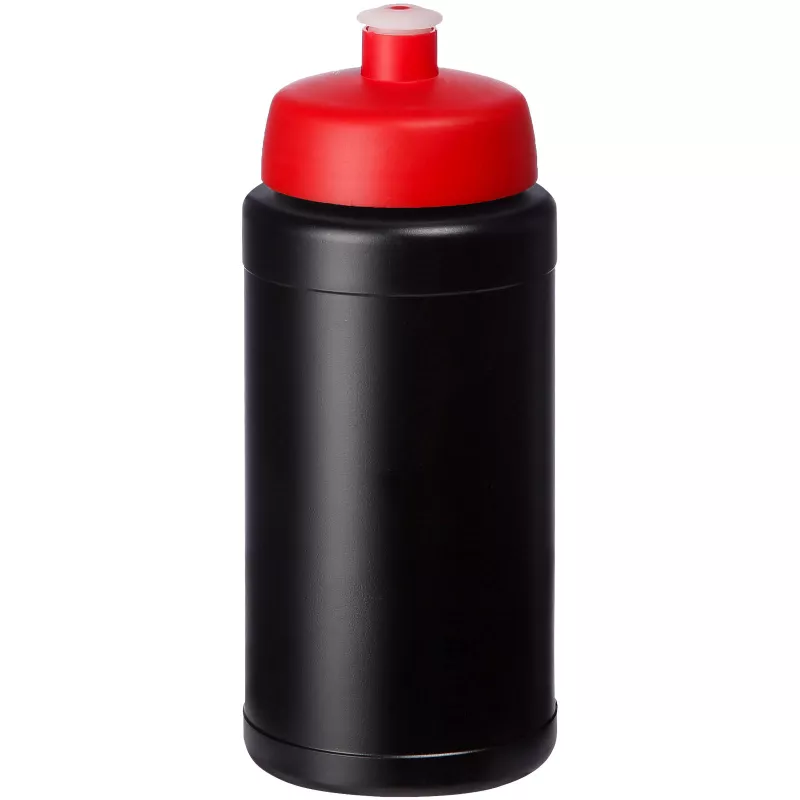 Bidon Baseline® Plus o pojemności 500 ml z wieczkiem sportowym - Czarny-Czerwony (21068814)