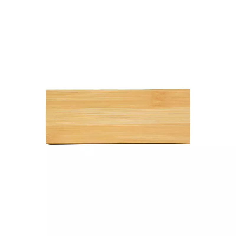 Bambusowy długopis i latarka w pudełku Pelak - beżowy (R02319.13)