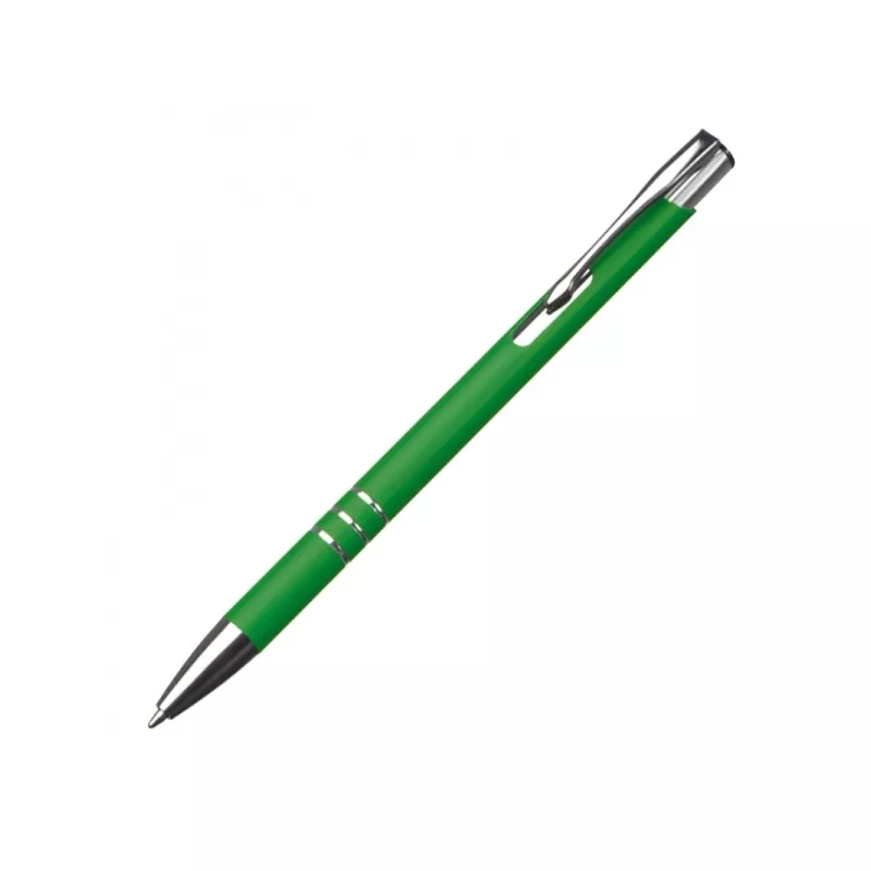 Długopis metalowy soft touch NEW JERSEY - zielony (055509)