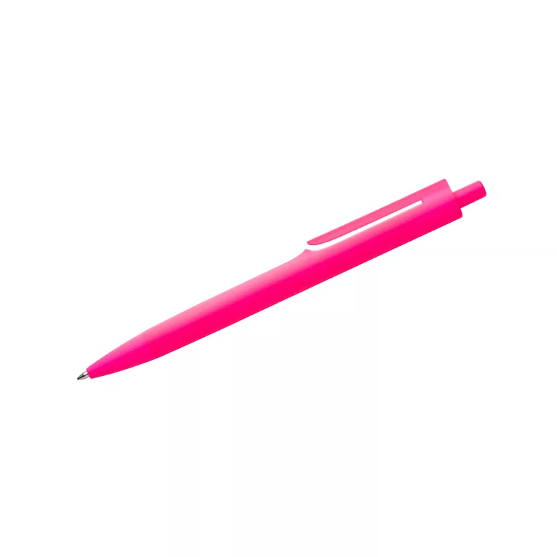 Długopis plastikowy NEON - różowy (19601-21)