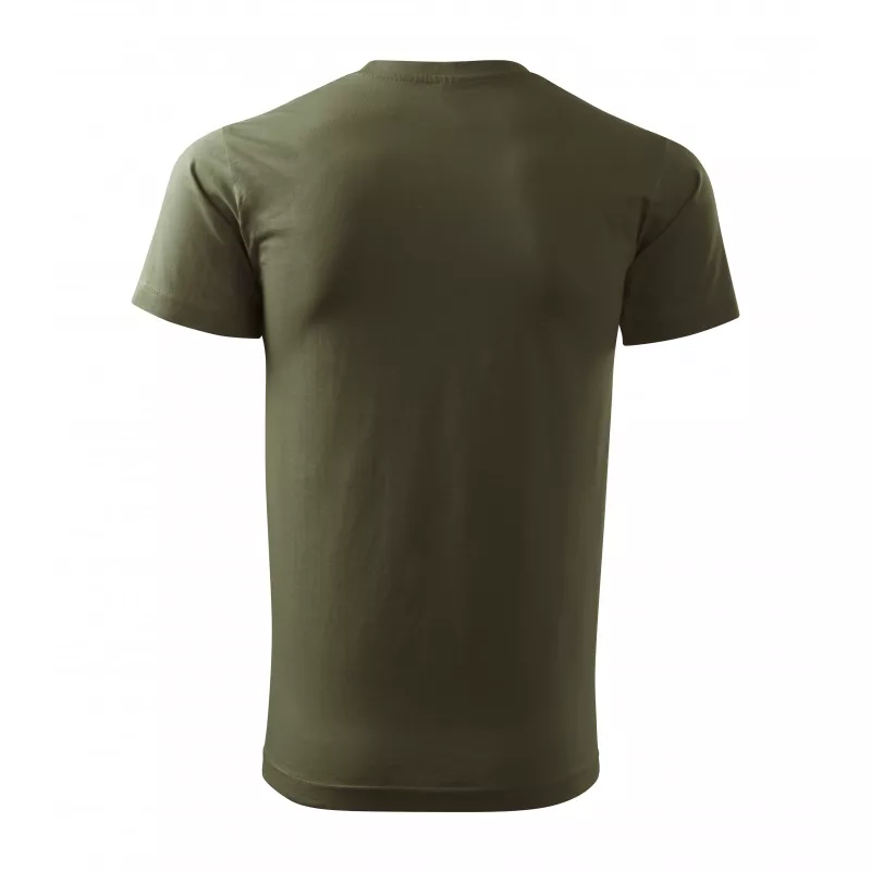 Koszulka bawełniana 160 g/m²  MALFINI BASIC 129 - Military (ADLER129-MILITARY)
