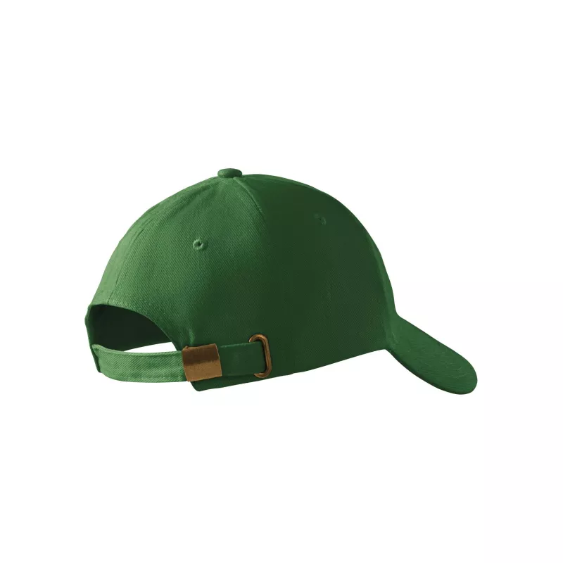 Reklamowa czapka z daszkiem Malfini 6P 305 - Zieleń butelkowa (ADLER305-ZIELEń BUTELKOWA)
