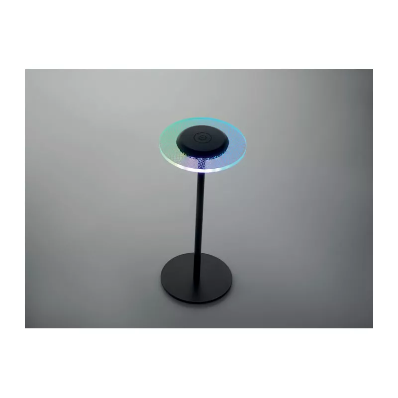 Lampka stołowa LED RGB metalowa z akumulatorem LOUNGE - Czarny (MO2950-03)