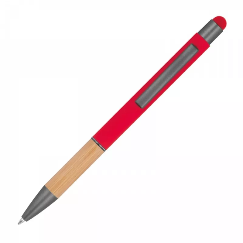 Długopis metalowy touch pen soft touch BRYGIDA - czerwony (1358105)