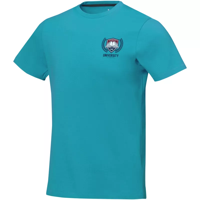 Męski T-shirt 160 g/m²  Elevate Life Nanaimo - Morski (38011-AQUA)