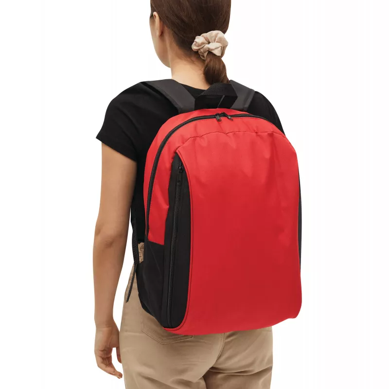 Plecak - czarny, czerwony (56-0819695)