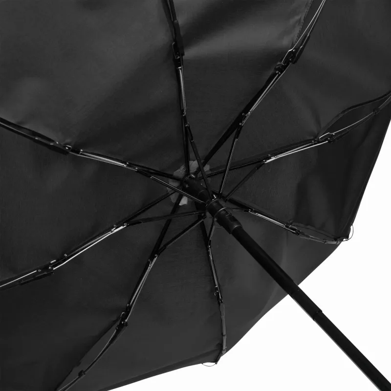 Automatyczny, wiatroodporny parasol kieszonkowy - czarny (56-0101261)