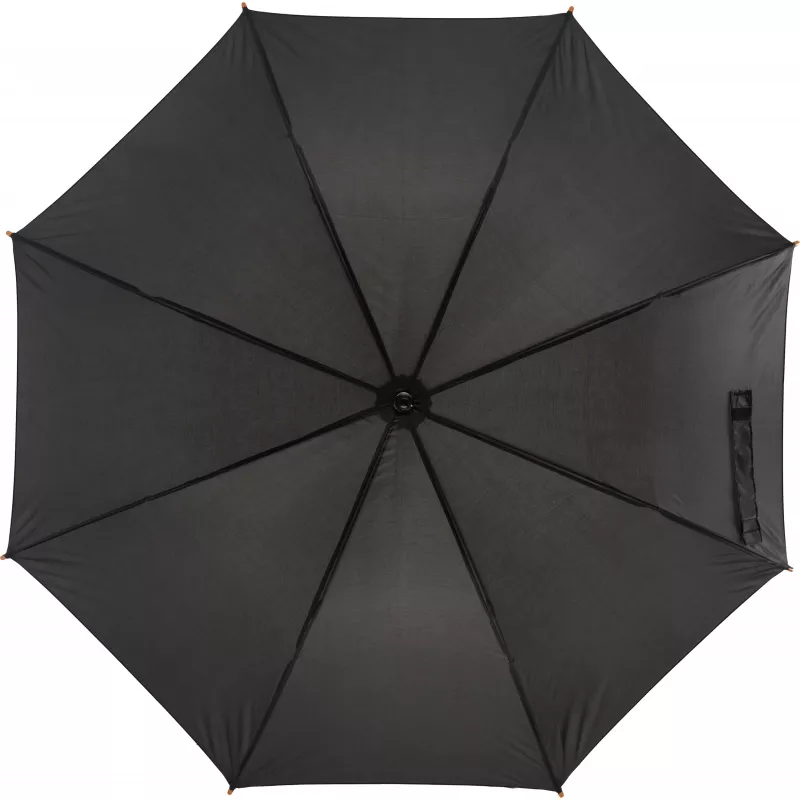 Parasol automatyczny drewniany Ø105 cm NANCY - czarny (513103)