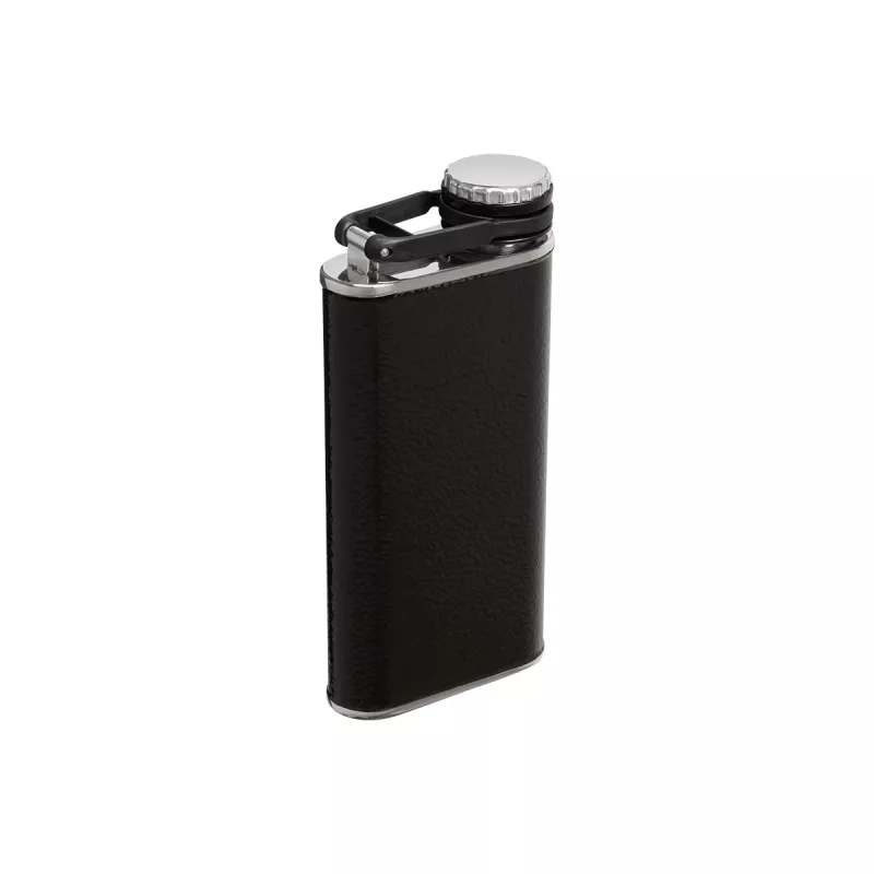 Piersiówka Stanley CLASSIC EASY FILL WIDE MOUTH FLASK 0,23 L - Hammertone Black (10008370071)
