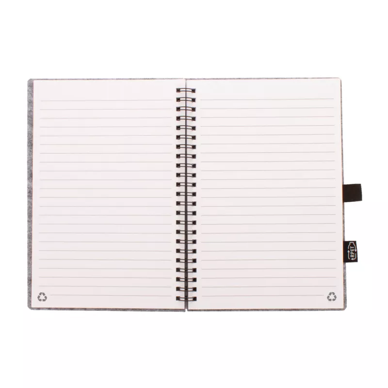 Felbook A5 notes RPET - szary (AP800510-77)